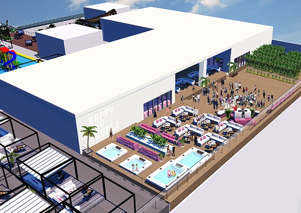 空中酒吧「美らさんSKY LOUNGE」,入面有按摩泳池