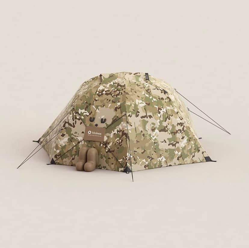 camping tent character
