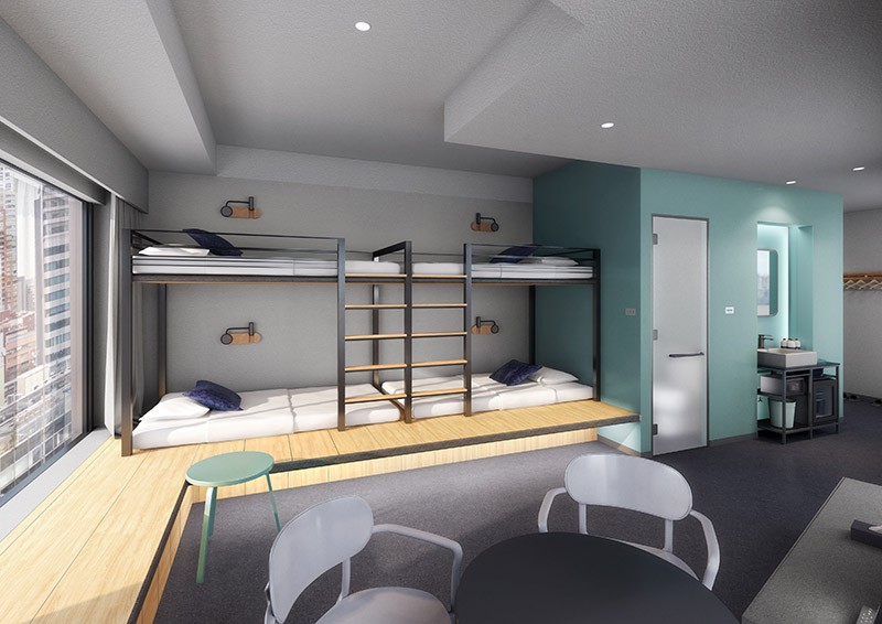 「Bunk Room」房型啱晒成班friend一齊去旅行時入住