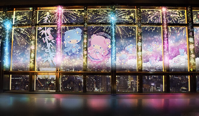 每晚會喺鐵塔舉辦夢幻夜景投影活動