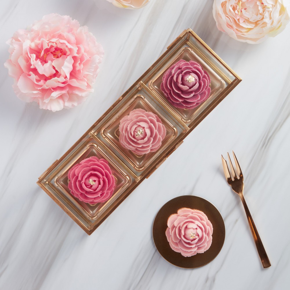 手工牡丹花月餅(TOP方)