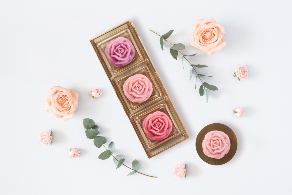 手工玫瑰花月餅(橫)