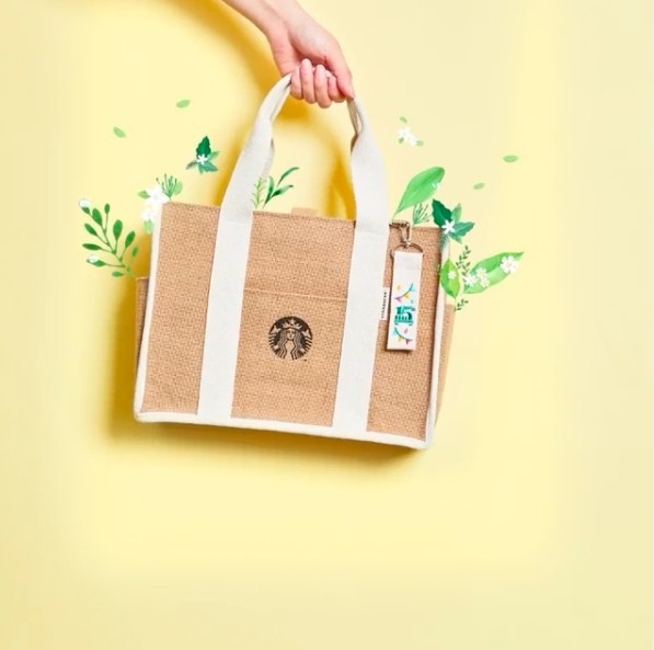 韓國Starbucks推出一款麻布袋
