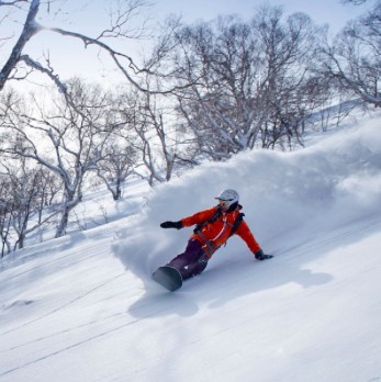 酒店坐落喺滑雪勝地內