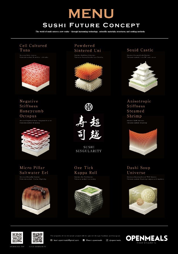 3D打印壽司款式