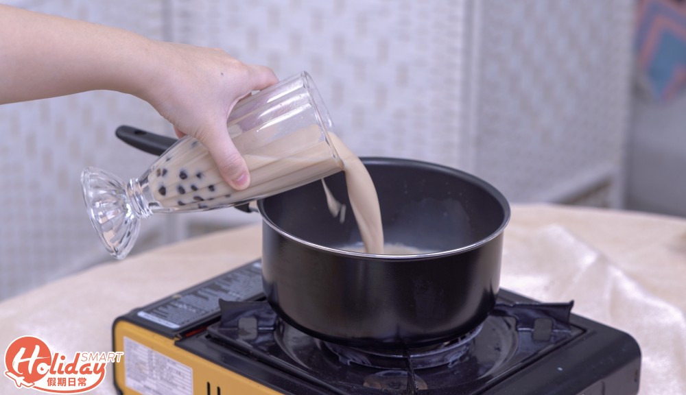 自製珍珠奶茶布丁