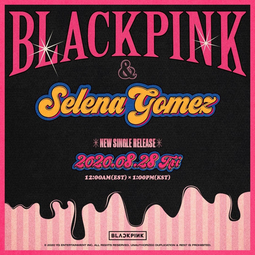 Selena Gomez 同 BLACKPINK 嘅新歌《Ice Cream》即將喺 8 月 28 日發佈