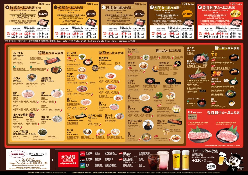 尖沙咀新開牛角Buffet第二分店