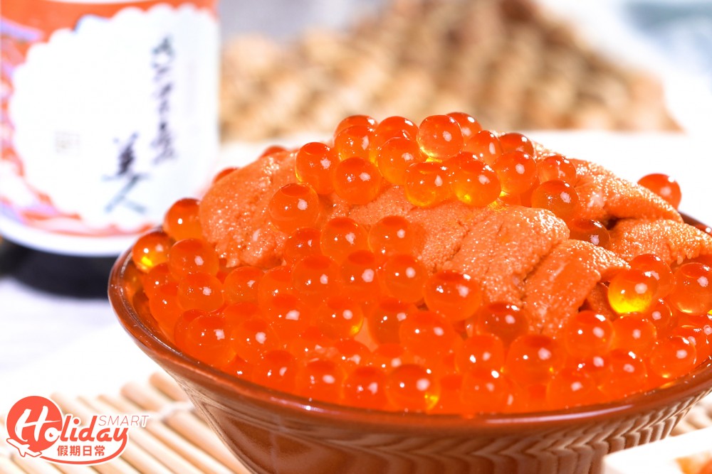 店內更有供應三文魚籽,大大粒三文魚籽。