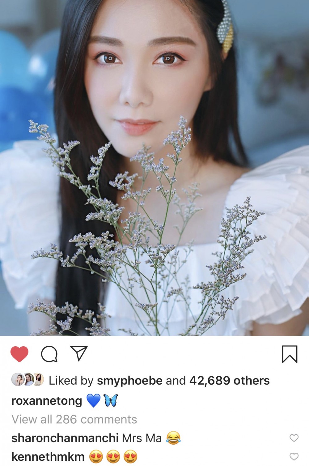 好多圈中朋友都會喺留言叫馬明靚湯快啲拉埋天窗,陳敏之更直接稱呼靚湯做「Mrs Ma」。