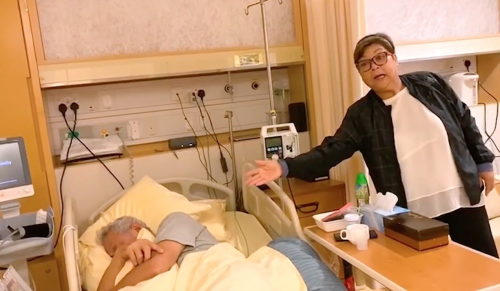 肥媽老公Rick因為血管閉塞同肺炎住院個幾星期