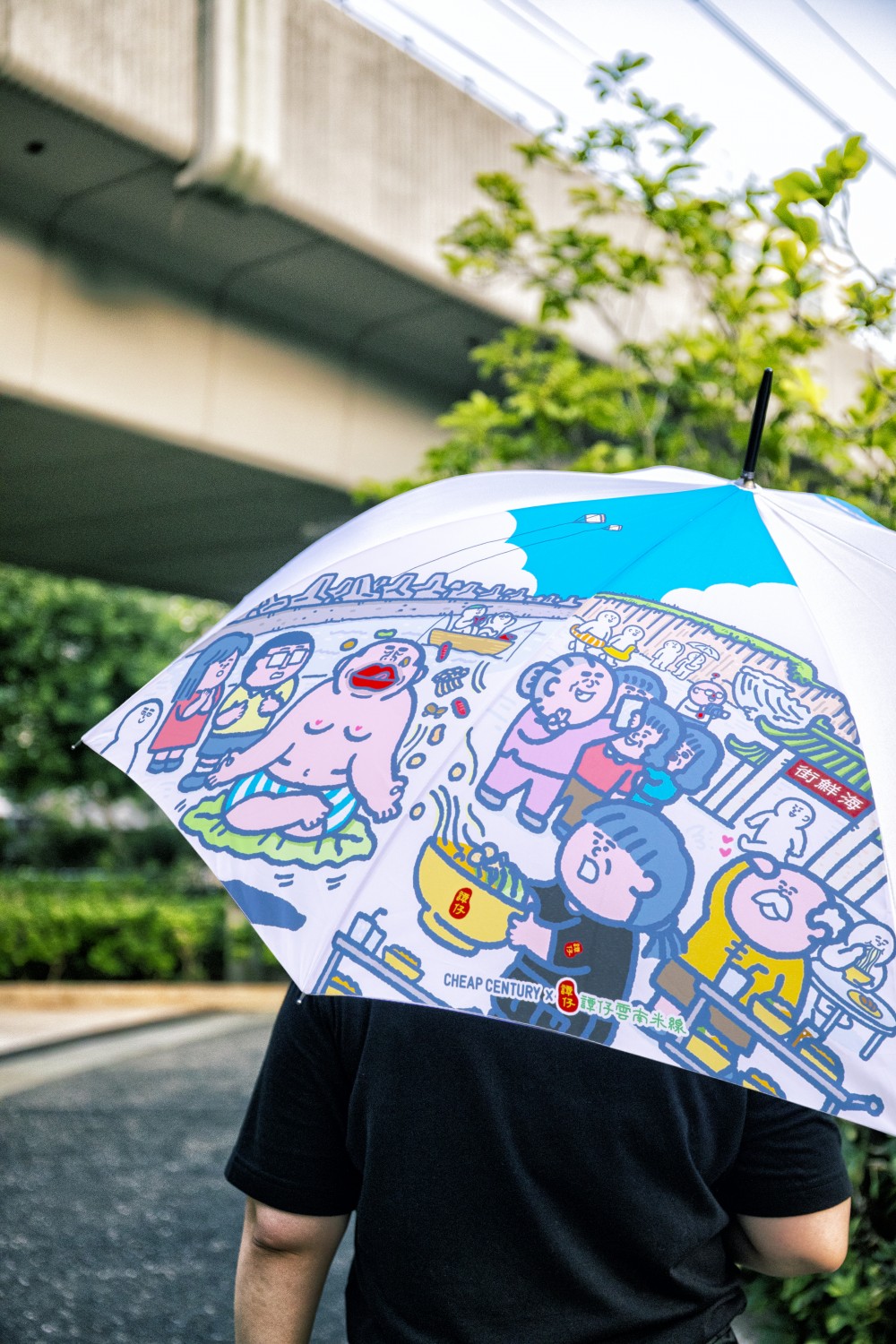 譚仔聯乘本地插畫師推出18款限定「譚仔遮遮