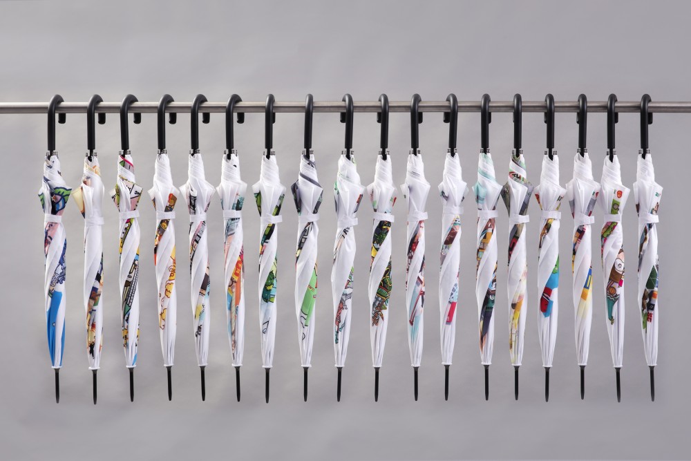 譚仔聯乘本地插畫師推出18款限定「譚仔遮遮