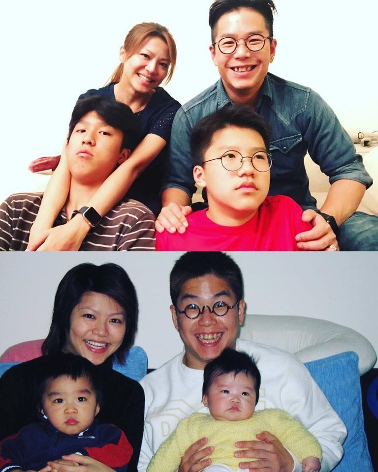 林曉峰（阿Lo）與康子妮於2002年結婚，兩個仔仔分別17歲及15歲