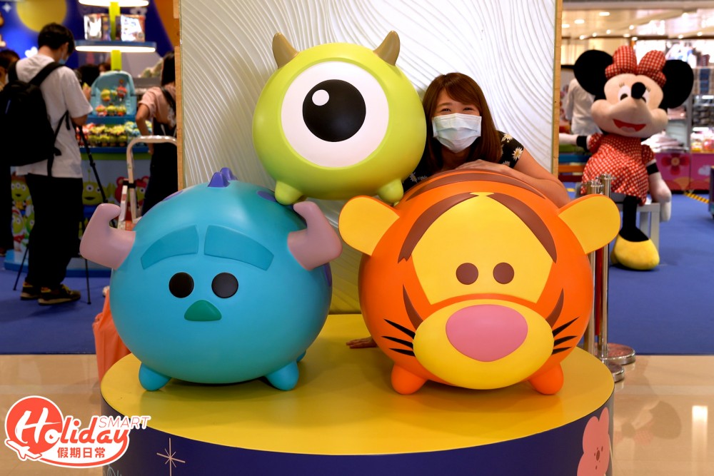 靠近門口位置就是與大眼仔、毛毛及跳跳虎大玩層層疊