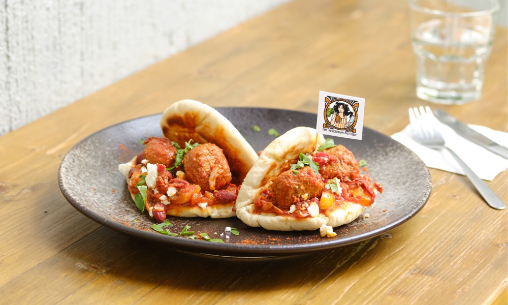 NoMeatBall Mediterranean Pita Pocket