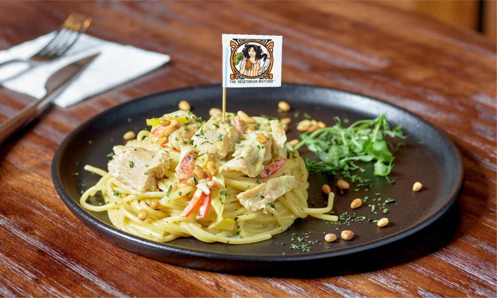 Pesto NoChicken Spaghetti (1)