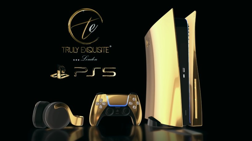 英國奢侈品牌Truly Exquisite宣布將推出24K鍍金版PS5