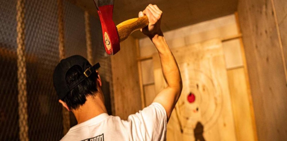 人生真係無咩機會可以投擲到斧頭，有機會真係要試下～