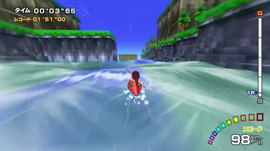 玩家需將一邊 Joy-Con 以固定帶並綁喺腿上，做出跑步、跳躍等動作挑戰唔同嘅關卡