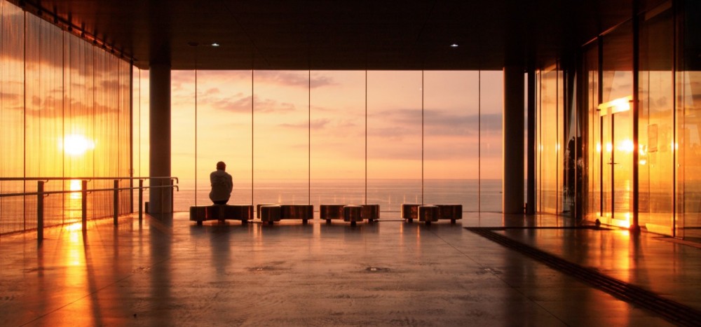 黃昏時可以欣賞夕陽西下嘅美景。