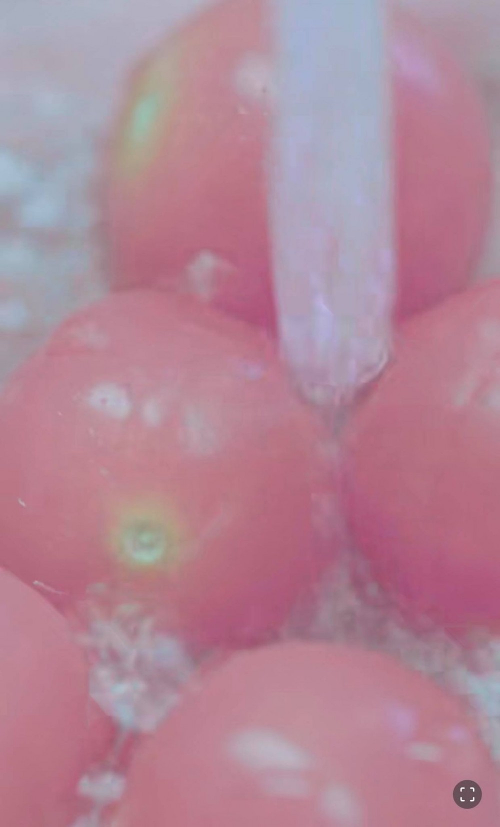 開始洗各種生果