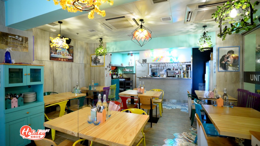 大角咀新開彩色手工意粉小店