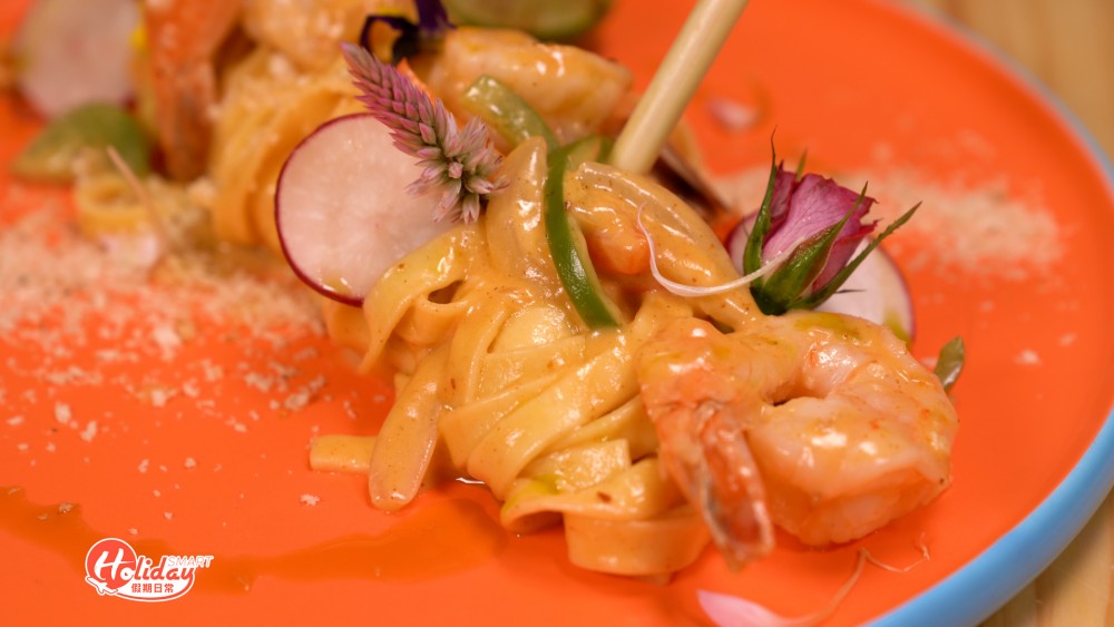 大角咀新開彩色手工意粉小店