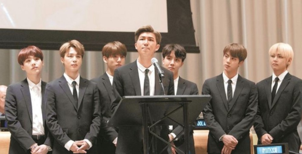 BTS全員於聯合國發表演說