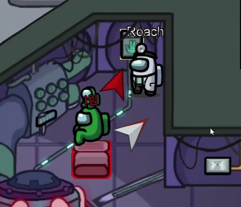 入侵者可以通過通風口穿梭喺唔同房間,船員要留言下其他人嘅行動路線,睇下有無人利用通風口出入。