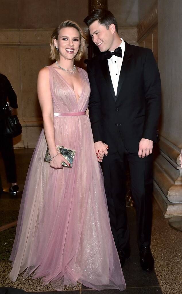 Scarlett Johansson & Colin Jost