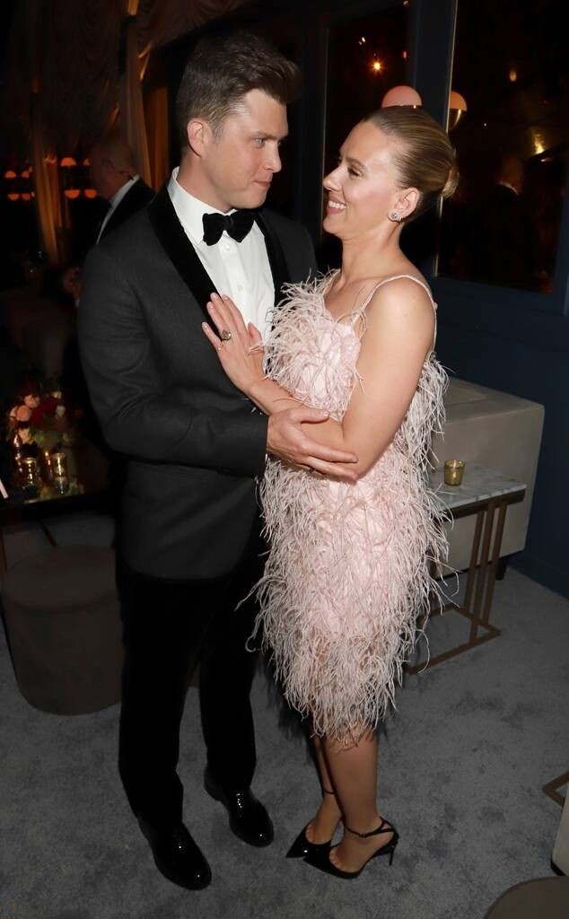 Scarlett Johansson & Colin Jost
