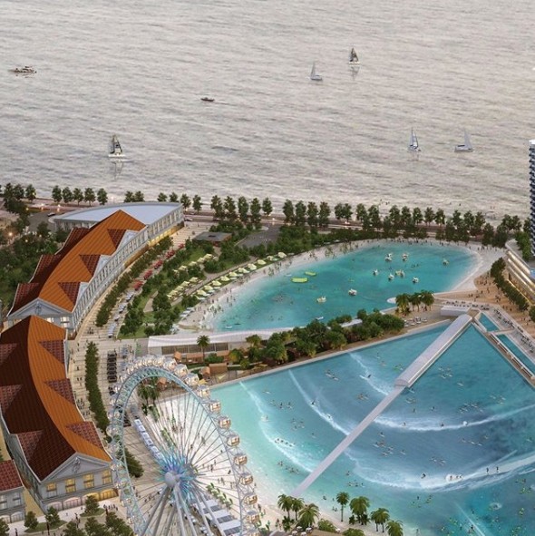 Wave Park 位於韓國京畿道始興市,成個園區分兩部份:衝浪池及波浪池。