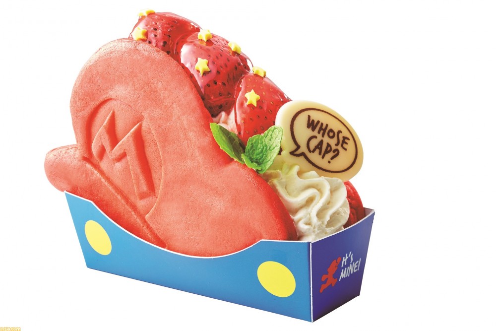 Pancake Sand Mario Hat – Strawberry shortcake