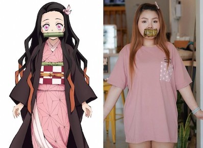 《鬼滅之刃》「禰豆子」cosplay!