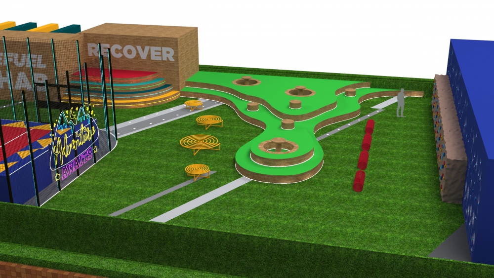 【New Town Plaza Sportzone躍動悠園】-森系小山坡及秘道