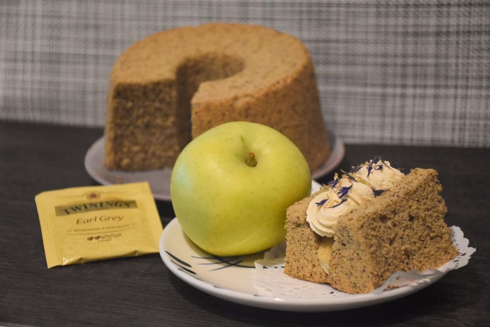 楓糖蘋果伯爵茶戚風蛋糕