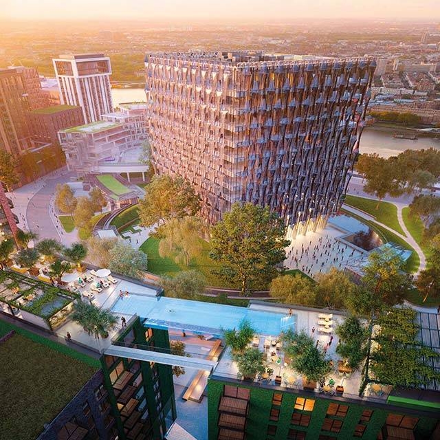 如果你都想試吓喺依個泳池度游吓水，咁就要先喺使館花園買/租番個單位或者認識個住喺嗰度嘅朋友喇！