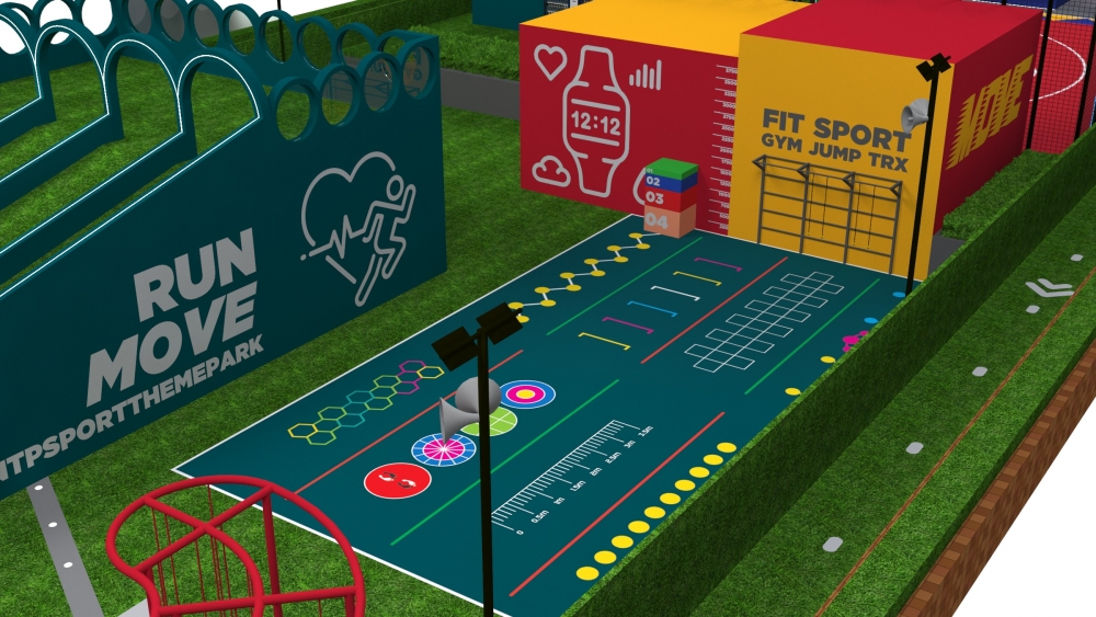 【New Town Plaza Sportzone躍動悠園】-無器械健身區