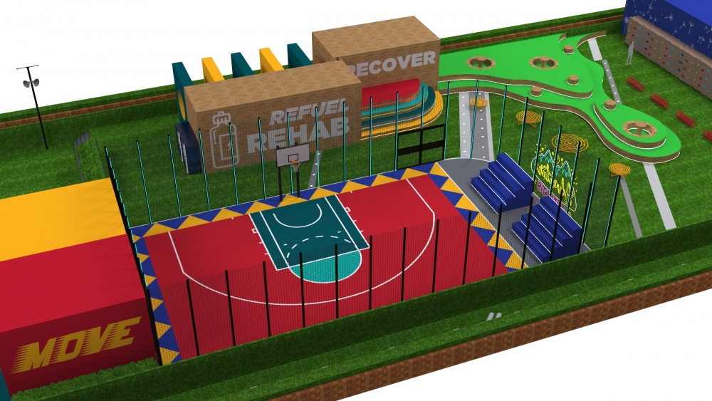 【New Town Plaza Sportzone躍動悠園】-籃球場