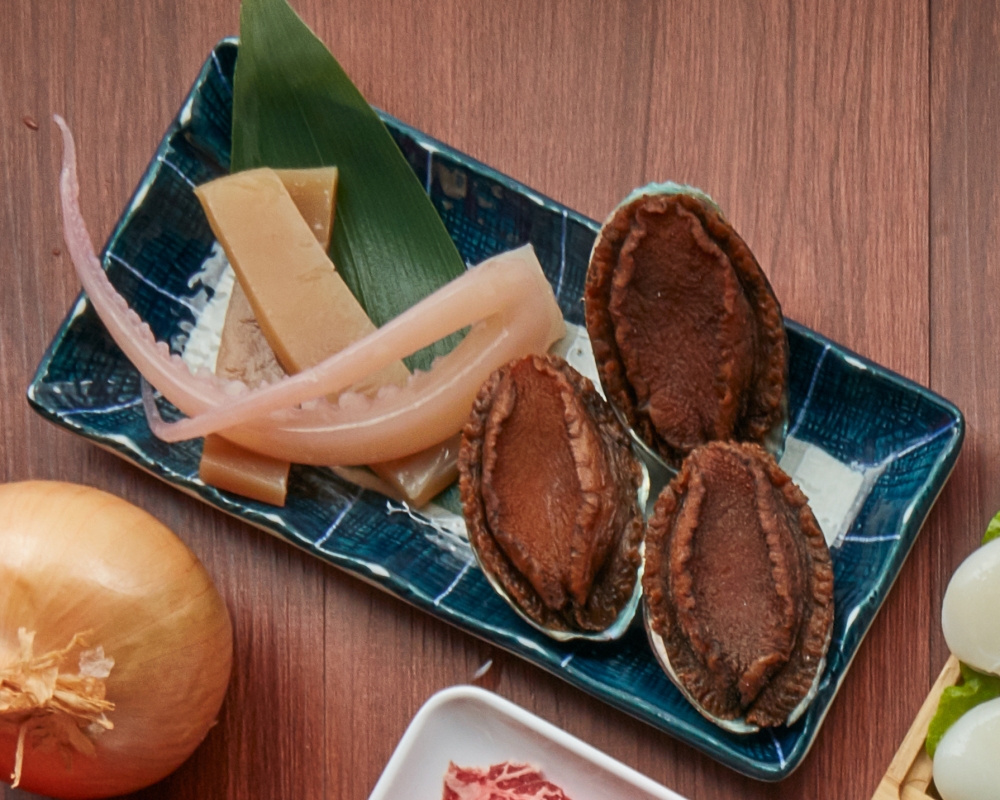 水魷魚 磯煮鮑魚