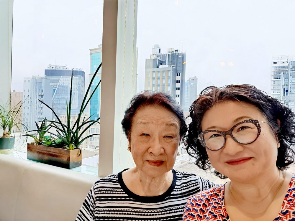 方太與其女兒。