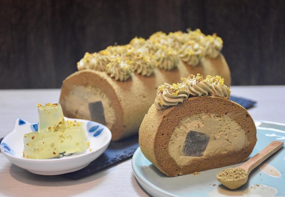 桂花釀寒天烏龍卷蛋