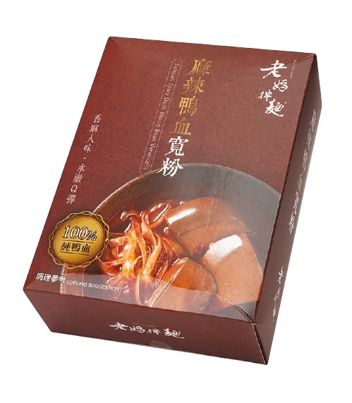 老媽拌麵麻辣鴨血寬粉