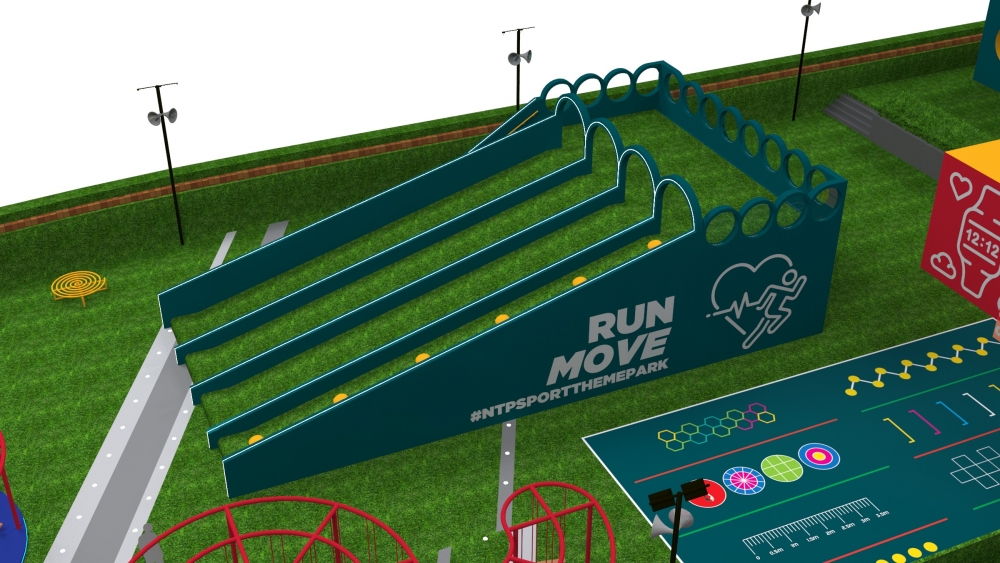 【New Town Plaza Sportzone躍動悠園】-滑草梯