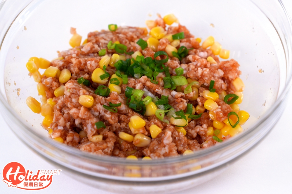 簡易家常菜｜粟米香蔥煎肉餅 懶人必學食譜