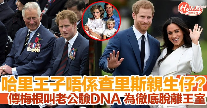 傳梅根叫哈里驗DNA證明非查里斯王子親生仔！以求徹底脫離英國王室？