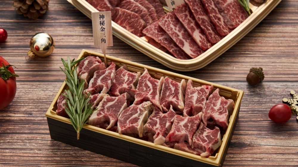 記者試食後,推介大家必食極上神秘牛肉金三角,部位在坊間非常少見。