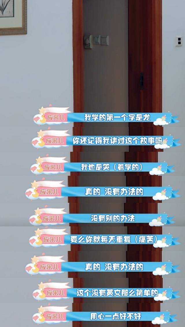 應采兒以自己經歷向Jasper解釋中文係一定要識