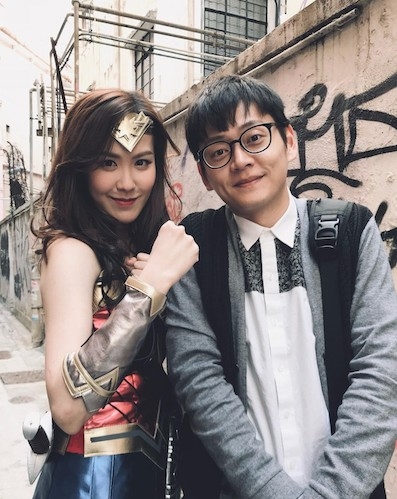 網民大讚劉佩玥嘅神奇女俠造型好靚!